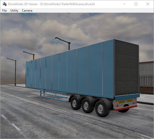 Image showing a DriveWorks 3D model loaded in the DriveWorks 3D Viewer