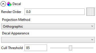 image of Decal entity settings