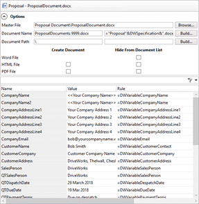 An example of a Proposal Document