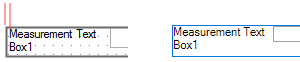 Image showing padding removed on the Measurement Text Box control.